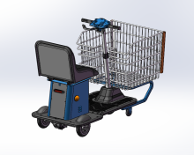 Wholesale Portable Electric Shopping Carts for Luggage