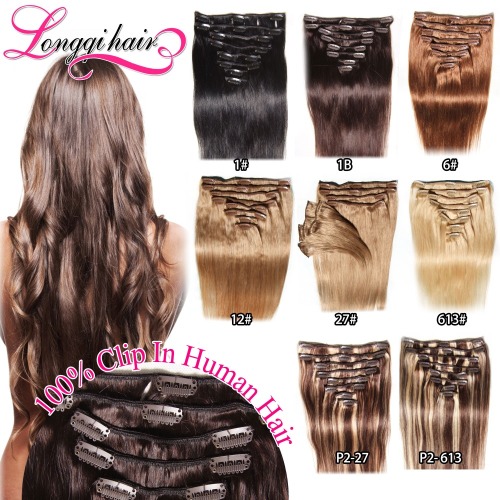 Ebay China Website 2015 New Products Wholesale Pure Indian Remy Virgin Human Hair Weft, Kinky Curly Clip In Hair Extensions