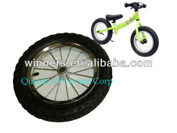 2013 Brand New High Performance 12 Inch Rubber Wheels for kids bikes