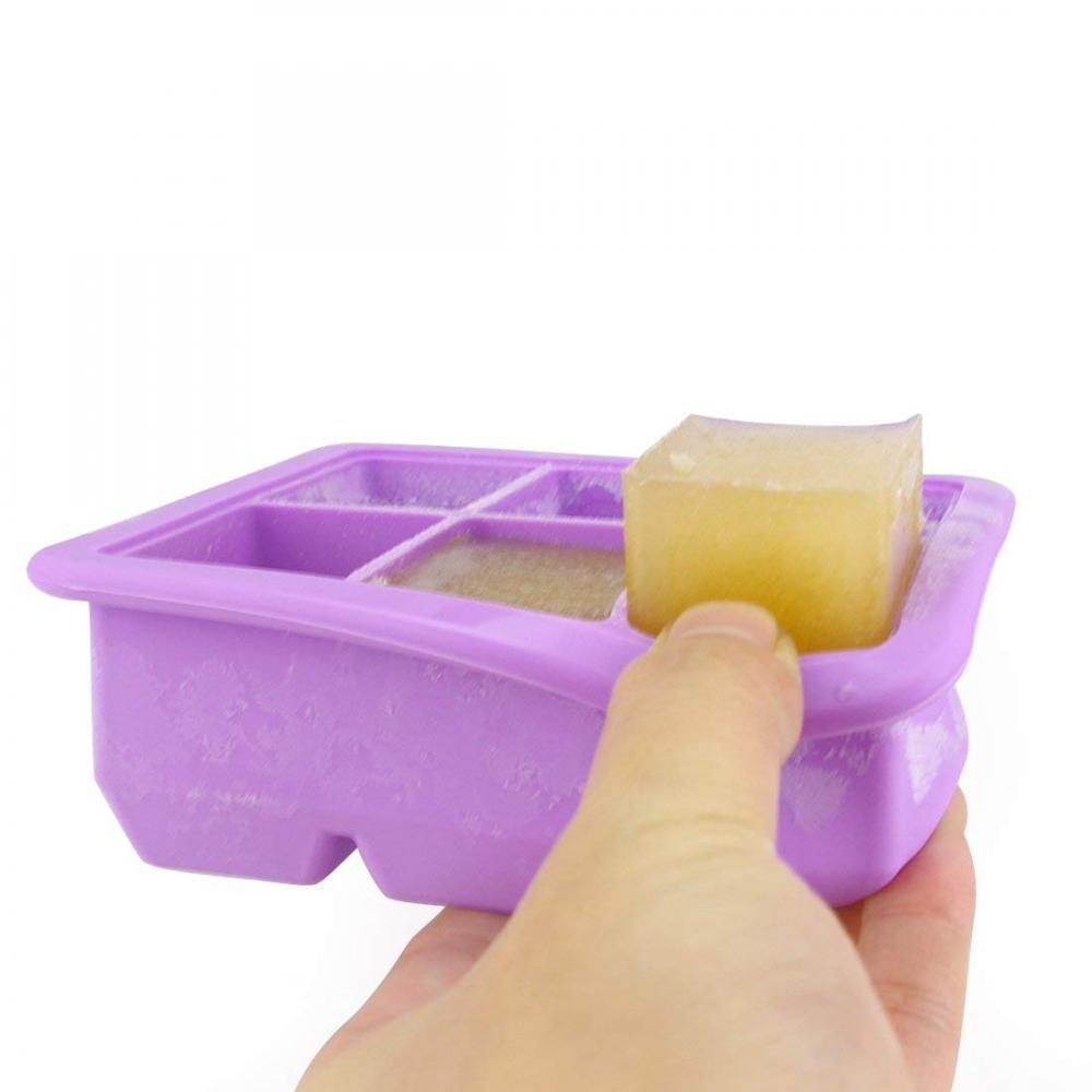 6 Cups Premium Silicone Ice Cube Tray