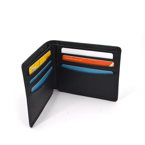 Trendy Ultra-thin Vintage Short Mens Pu Leather Wallet