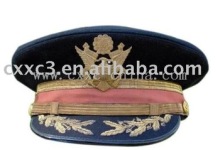 Black Color Official and Ceremonial Military Cap