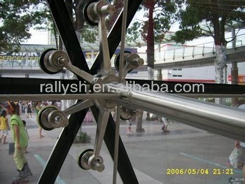 Glass -curtain- wall fittings/spiders