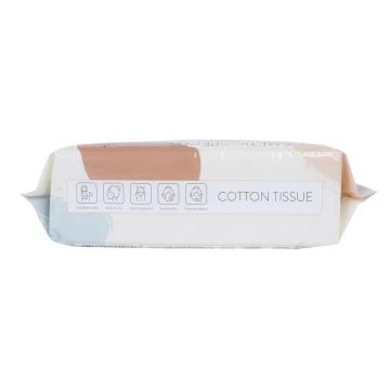 Tissu en polyester non pelucheux lavable pour bébé Spunlace Dry Wipe