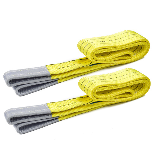 3 Ton 3M Or OEM Length 90MM Width Polyester 3T Webbing Lifting Sling Raw Material Belt Yellow Color Safety Factor 8:1 7:1 6:1