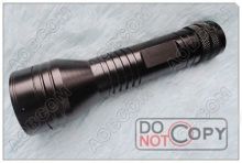 3.0v-4.2v Black 350 Lumens Waterproof Tactical Led Flashlight With Cree Q5 Led, 18650 Li-ion Battery