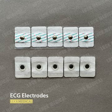 Prueba de cofre de almohadilla de electrodo de ECG médico