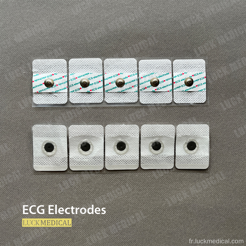 Électrodes d&#39;électrode de gel solide