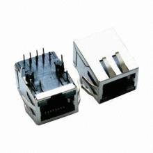RJ45 Connectors with Magnetic Transformer Modules and 125V AC Voltage Rating
