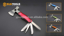 Folding 9 in 1 multi tool hammer with axe