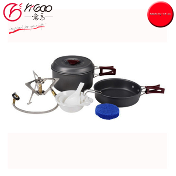 300098 titanium camping pot,camping pot and pan set,camping pot and pan set