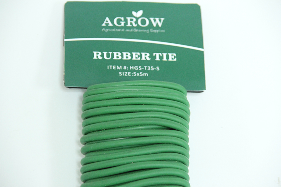 Rubber Twist tie,Garden Flexible Ties,Reusable Rubber TwistTie,Green Soft Twist Tie for Plants,Twist Tie Wire in Side,Plant Rubber Coated Wire Tie,