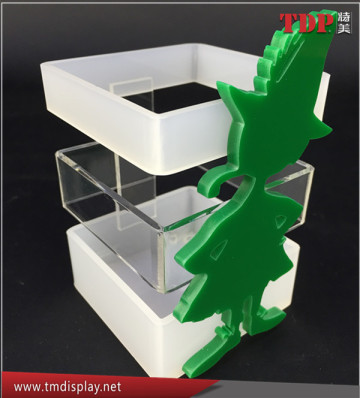 Clear Acrylic Office Stationery Pmma Tabletop Display Plexiglass Office Stationery