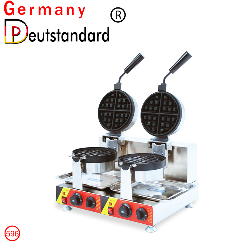 Double Rotate waffle maker machine factory price for sale