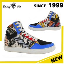 Wholesale Light Weight Graffiti Pattern Casual Man Boot For Young