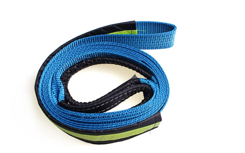 4 Inch Winch Truck Strap with Flat Hook