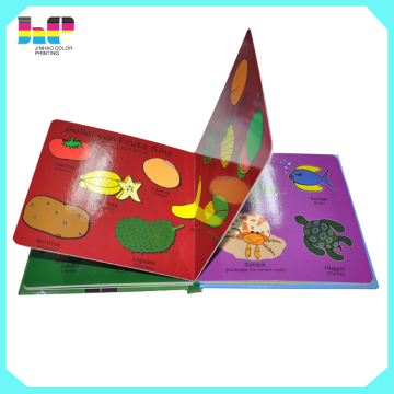 cute customized cardboard school children book printing