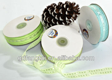 christmas colorful netting ribbon