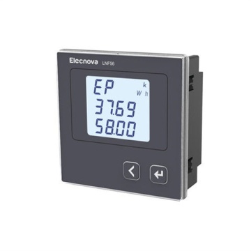 LCD Current Measuring 72mm Panel Mounted Ampere Meter