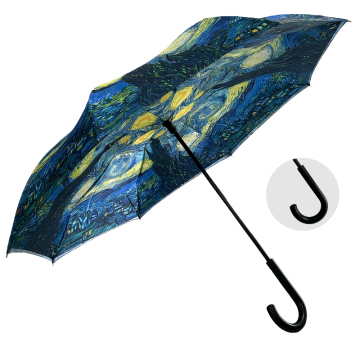 Rain Windproof Custom Inverted and Reverted Umbrellas