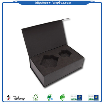 Decorative rigid packaging boxes With Foam Insert