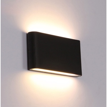 Double head LED wall light for garden lighting