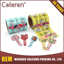 Printed and Laminated aluminum foil lollipop wrapper