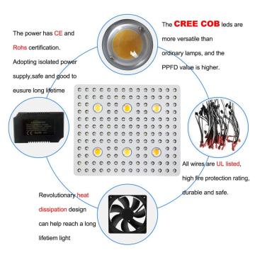 Phlizon 3000W LED coltiva le luci COB