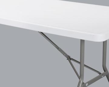 240cm Rectangular Table Plastic Folding Table Furniture