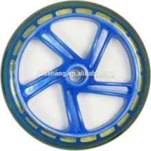 Good quality transparent wheel caster for bayby stroller or baby walk in 145x30mm