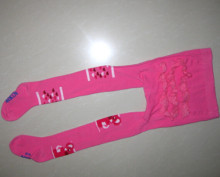 Lace Pink Tights Animal Tights Lace Pink Tights