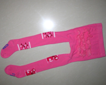 Lace Pink Tights Animal Tights Lace Pink Tights