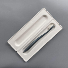 Biodegradable Bagasse Pulp Molded Toothbrush Packaging Box