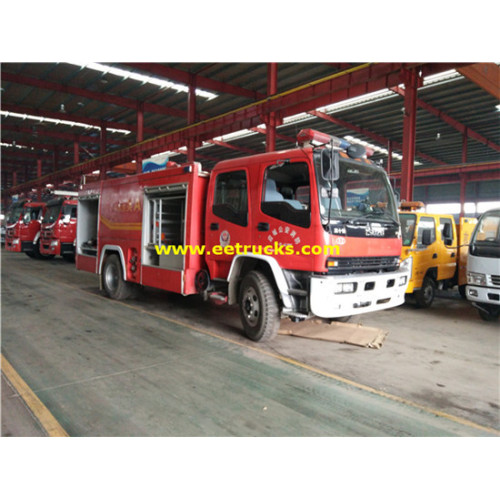 ISUZU 6000 Litres Caminhões De Combate A Incêndio Diecast