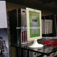 Fashion Design Plastic Menu Holder Stand For Bar