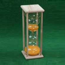 Natural mdf beech/oak 24 hour sand timer