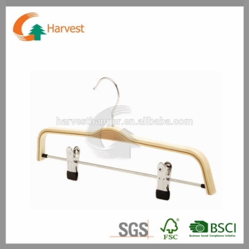 Laminated wooden top hanger