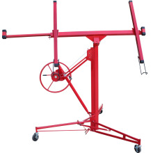 Drywall Panel Hoist - Lift Jack with Caster Wheels