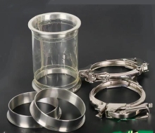 Polyurethane transparent flexible connector