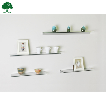 Glass shelf units clear