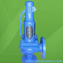 Spring loaded pressure safety valve