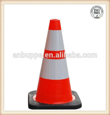 PVC traffic cone with reflective tapes