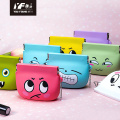 Popular simple color embroidery partysu pu pencil case