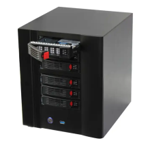 Industrial Server Chassis with 6 Hot Swap Bays: Tower NAS Storage Server Case