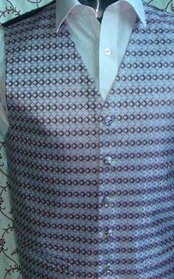 polyester waistcoat