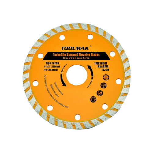 Turbo rim diamond abrasive blades 180mm