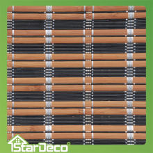 Vertical bamboo woven roller blinds