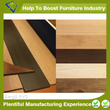 Flooring application middle layer laminated wood grain flooring pvc film