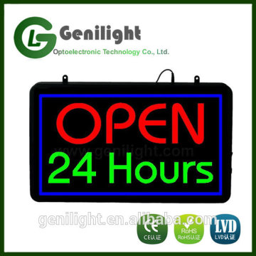 Open 24 Hours Windows LED Neon Sign For Fixed / Flashing model Animated Sign Business Motion Light Sign