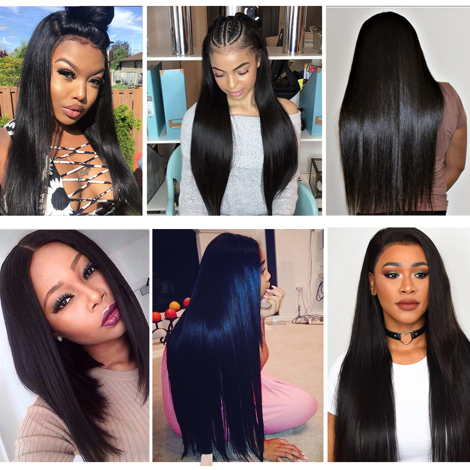 Straight Human Hair Wig 100% Hand Tied Can Be Bleached High Ponytail Glueless Pre Plucked with Baby Hair Wholesale Full Lace